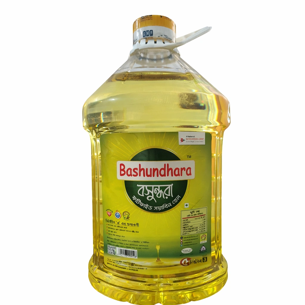 Bashundhara Fortified Soybean Oil - 5Ltr